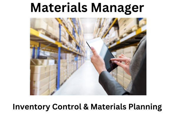 Materials Manager Toledo has Inventory Control and Materials Planning Responsibilities