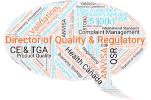 Director Quality Assurance & Regulatory Affairs